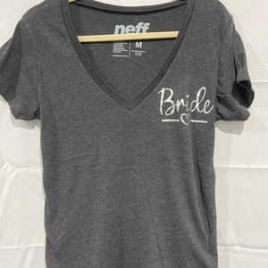 Bride tee shirt custom
